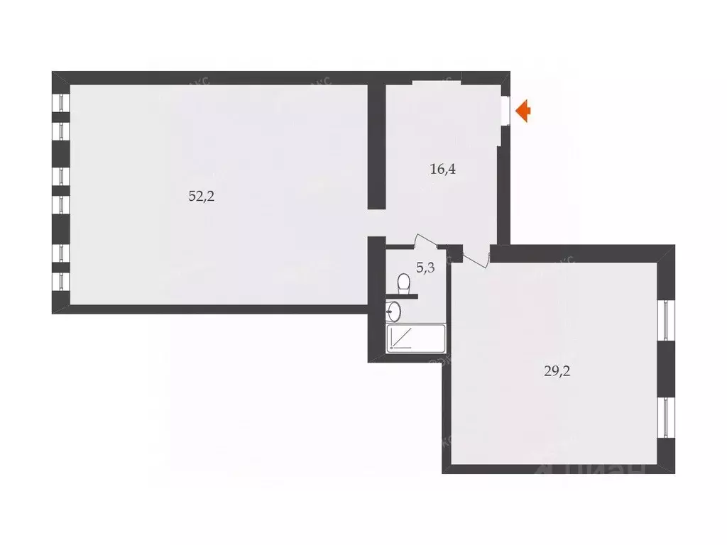 Офис в Санкт-Петербург Фурштатская ул., 17 (103 м) - Фото 2