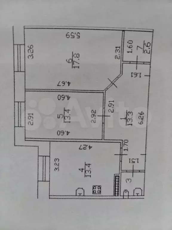2-к. квартира, 69,5 м, 3/16 эт. - Фото 0