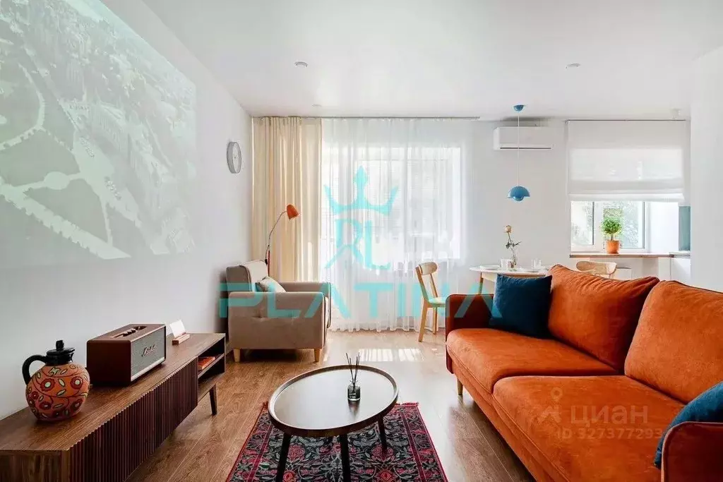 1-к кв. Татарстан, Казань ул. Нурсултана Назарбаева, 21/64 (49.0 м) - Фото 1