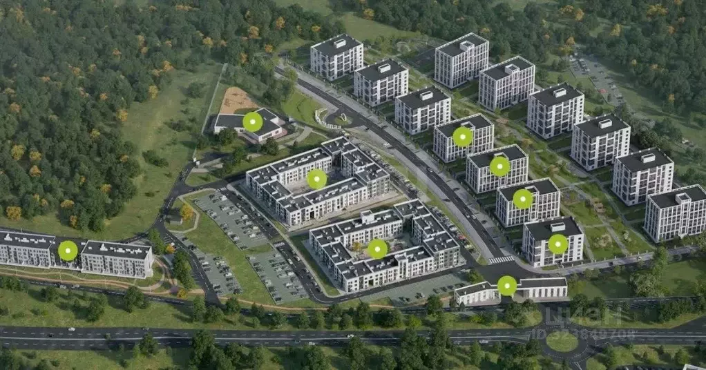 2-к кв. Калужская область, Калуга ул. Белые Росы, 1 (60.1 м) - Фото 2