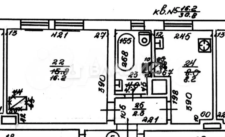 1-к. квартира, 31 м, 2/3 эт. - Фото 0