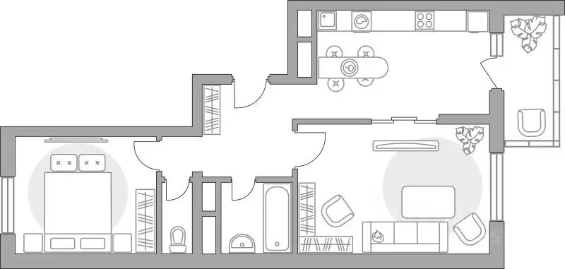 2-к кв. Московская область, Балашиха Алексеевская Роща мкр, Новая ... - Фото 0