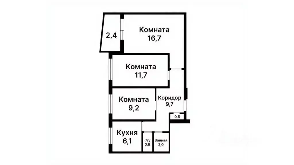 3-к кв. Москва бул. Яна Райниса, 8 (56.0 м) - Фото 1