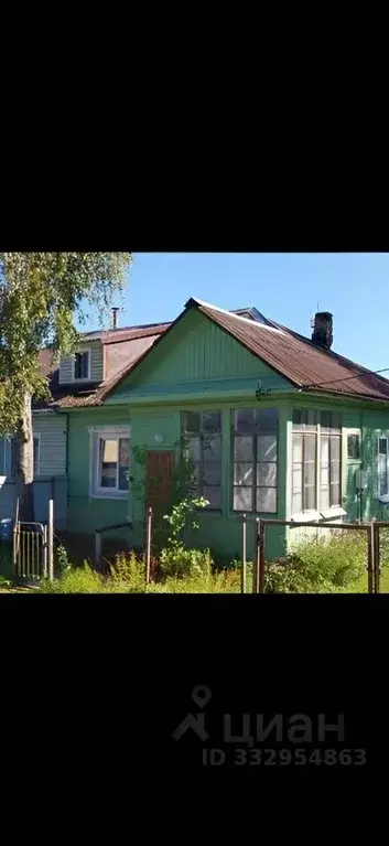 Дом в Вологодская область, Вытегра Комсомольская ул., 6 (56 м) - Фото 1