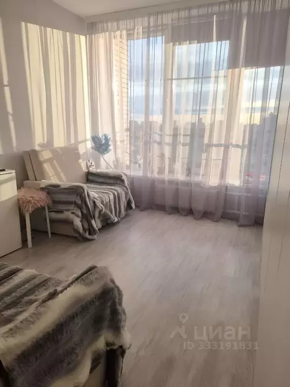Студия Санкт-Петербург ул. Турку, 1к2 (25.6 м) - Фото 2