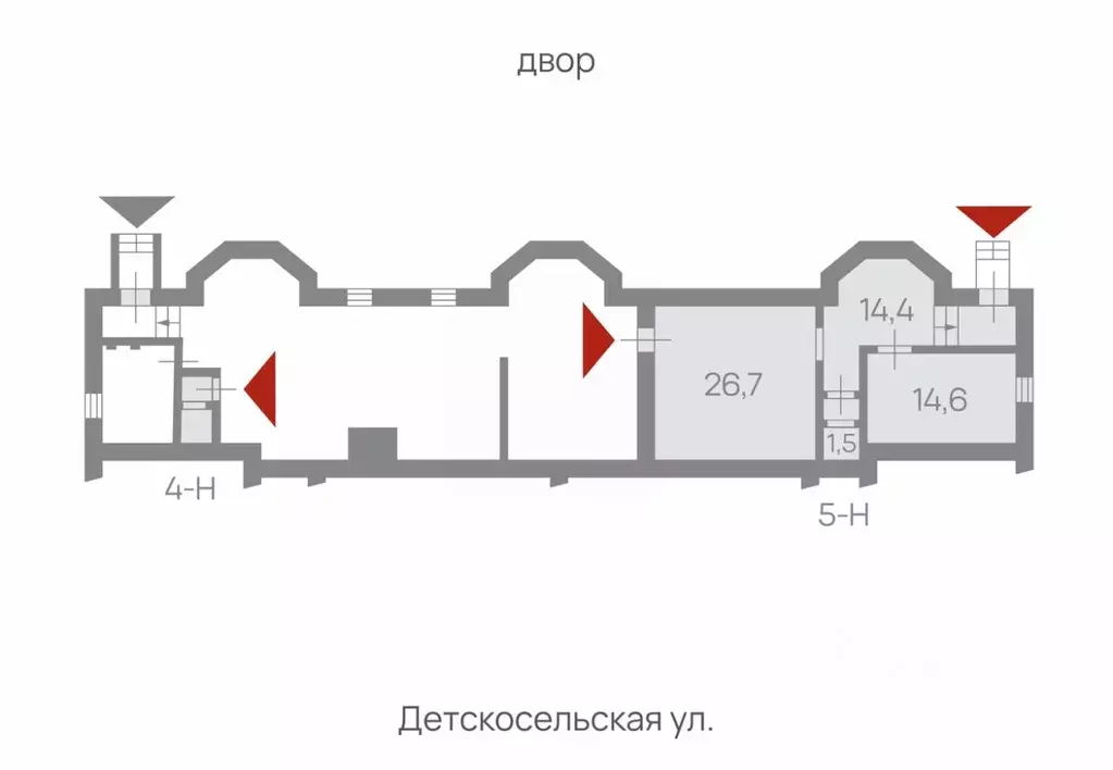 Офис в Санкт-Петербург, Санкт-Петербург, Павловск Детскосельская ул., ... - Фото 2