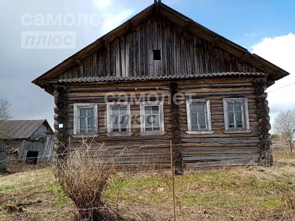 Дом в Вологодская область, Вашкинский муниципальный округ, д. Давыдово ... - Фото 0