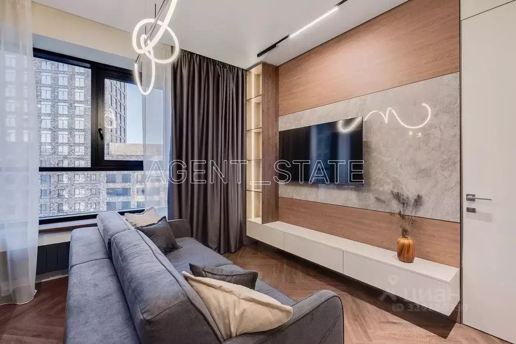 2-к кв. Москва Левел Причальный жилой комплекс, 10к1 (40.0 м) - Фото 2