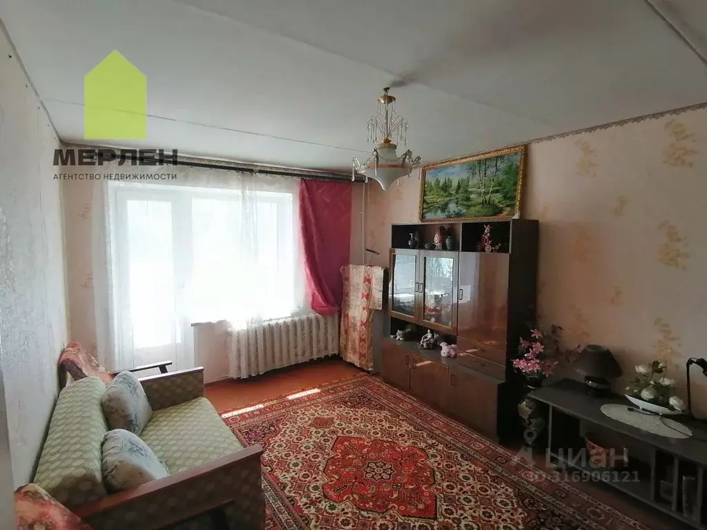 1-к кв. Калужская область, Сухиничи Железнодорожная ул., 84 (35.3 м) - Фото 0