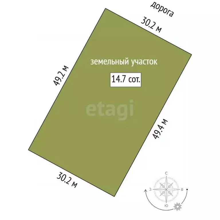 Участок в Тюменская область, Тюмень ул. Александры Круткиной (14.68 ... - Фото 1