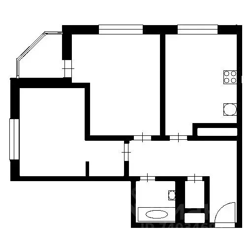 2-к кв. Санкт-Петербург ул. Среднерогатская, 9 (62.0 м) - Фото 1