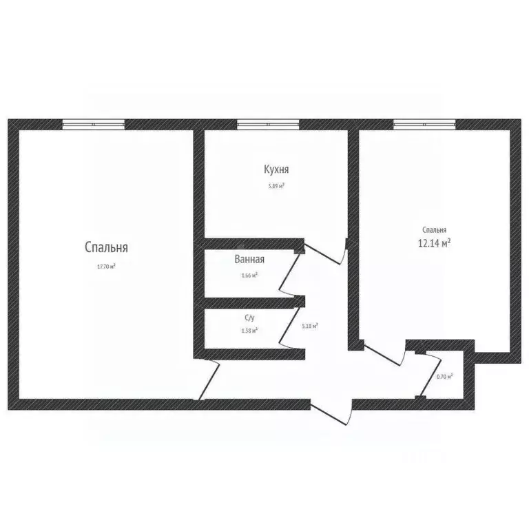 2-к кв. Краснодарский край, Кореновский район, пос. Новоберезанский ... - Фото 0