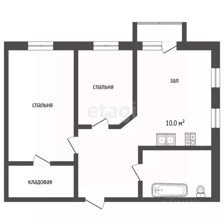 3-к кв. Белгородская область, Белгород просп. Славы, 44а (97.0 м) - Фото 2