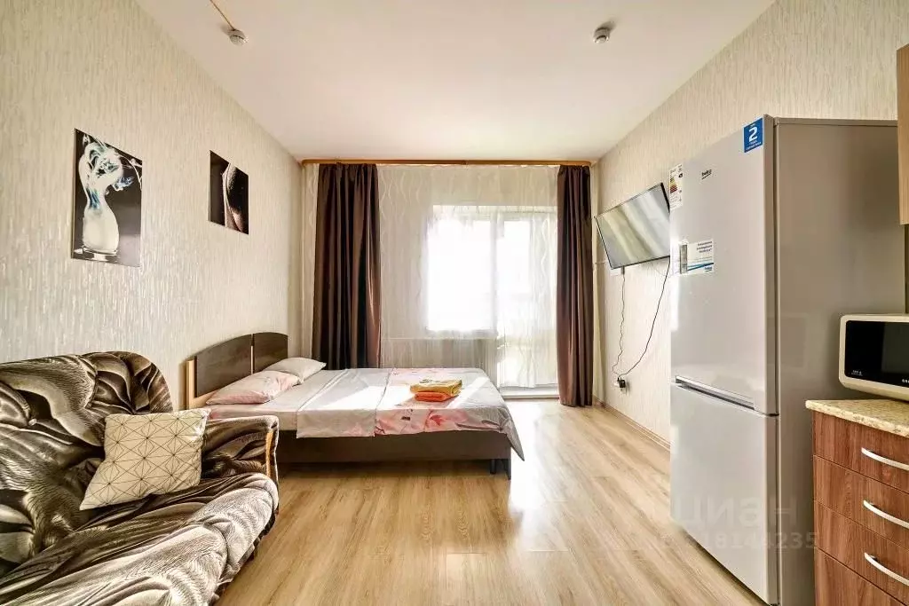 1-к кв. Пермский край, Пермь ул. Революции, 48А (34.0 м) - Фото 1