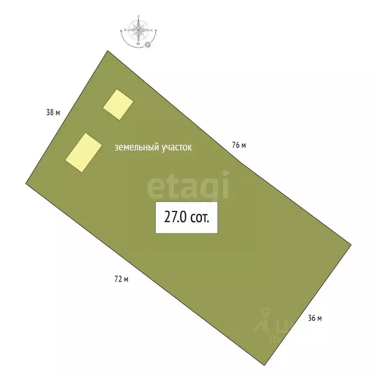 Участок в Алтай, Чемальский район, Узнезинское с/пос, с. Узнезя  (27.0 ... - Фото 2