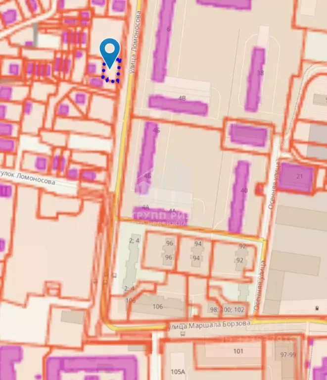 Участок в Калининградская область, Калининград ул. Ломоносова (4.73 ... - Фото 1
