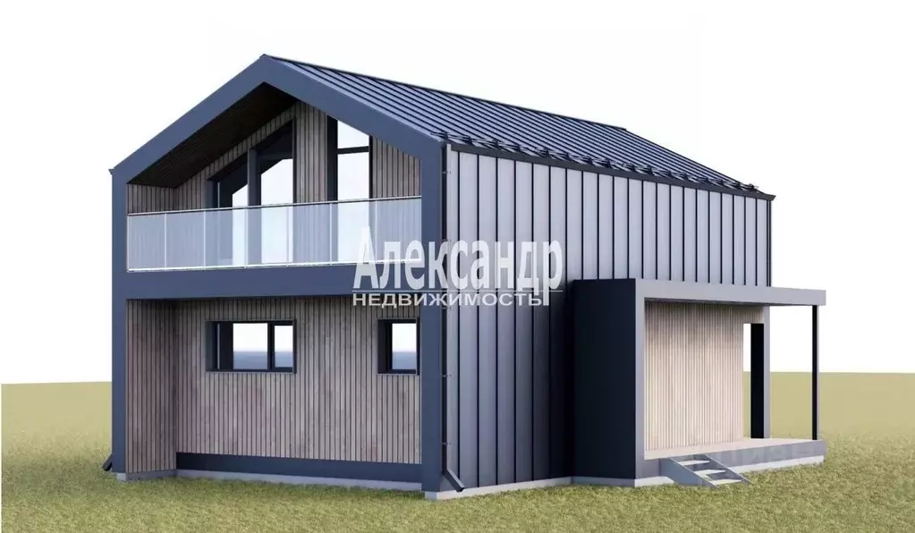 Дом в Ленинградская область, Приозерский район, Мельниковское с/пос, ... - Фото 1