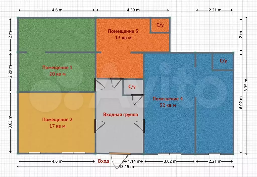 Свободного назначения, 32 м на пешеходной тропе - Фото 1