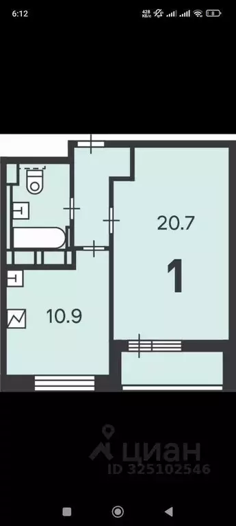 1-к кв. Москва ул. 2-я Марьиной рощи, 3 (41.0 м) - Фото 2