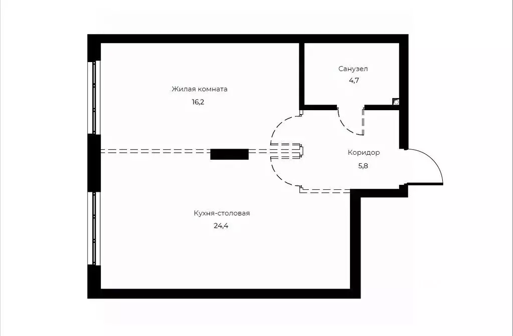 1-к кв. Пензенская область, Пенза Велларт Сити жилой комплекс (51.1 м) - Фото 1