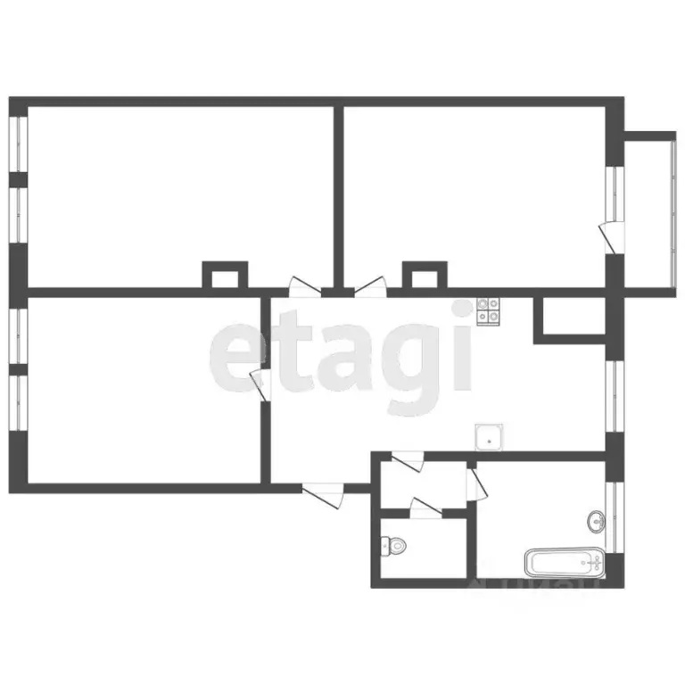 Комната Тверская область, Тверь ул. Вагжанова, 16 (13.9 м) - Фото 2