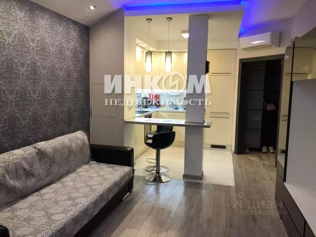 Квартира, 1 комната, 39.7 м - Фото 0