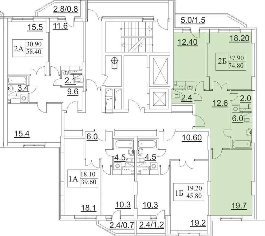 2-комнатная квартира: Реутов, Юбилейный проспект, 40 (72 м) - Фото 1