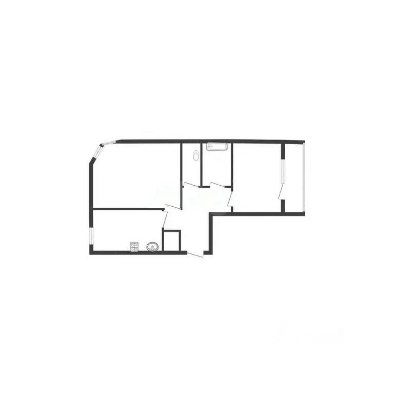 2-к кв. Смоленская область, Вязьма Красноармейское ш., 14 (59.6 м) - Фото 2