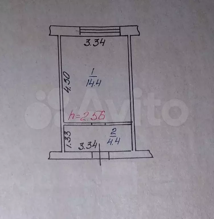 Комната 18,8 м в 1-к., 5/5 эт. - Фото 0