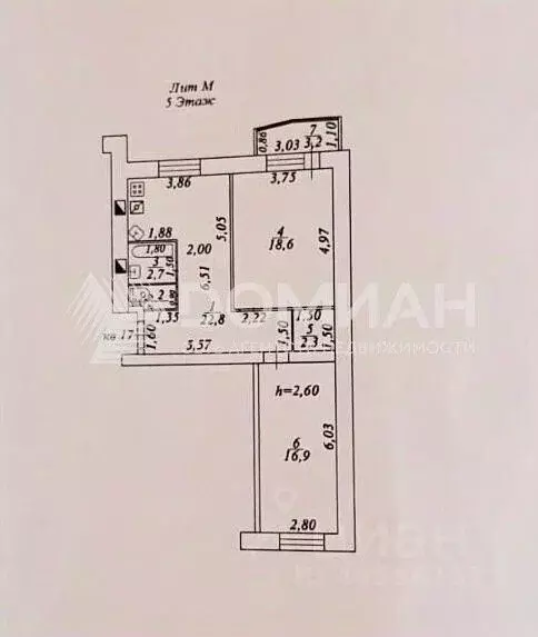 2-к кв. Ростовская область, Новочеркасск ул. 8 Марта (68.0 м) - Фото 2