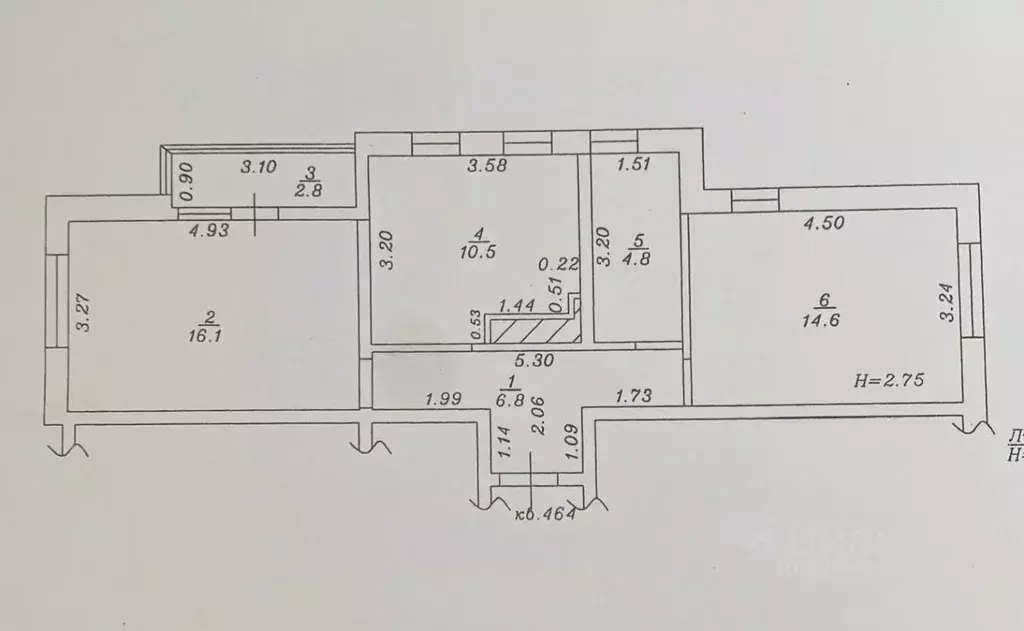 2-к кв. Краснодарский край, Анапа Анапское ш., 24к9 (53.0 м) - Фото 2