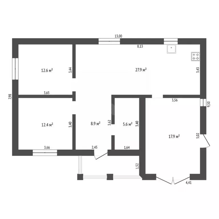 Дом в Амурская область, Благовещенск 5-я Стройка мкр, ул. Песчаная, 47 ... - Фото 2
