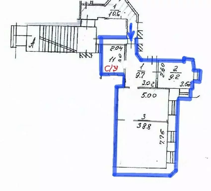 Офис в Москва Яузский бул., 13С3 (65 м) - Фото 1