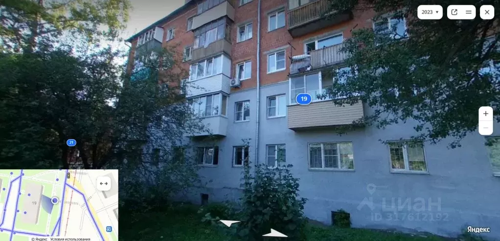 2-к кв. Нижегородская область, Нижний Новгород Корейская ул., 19 (42.0 ... - Фото 1