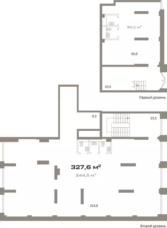 Помещение свободного назначения (327.6 м) - Фото 1