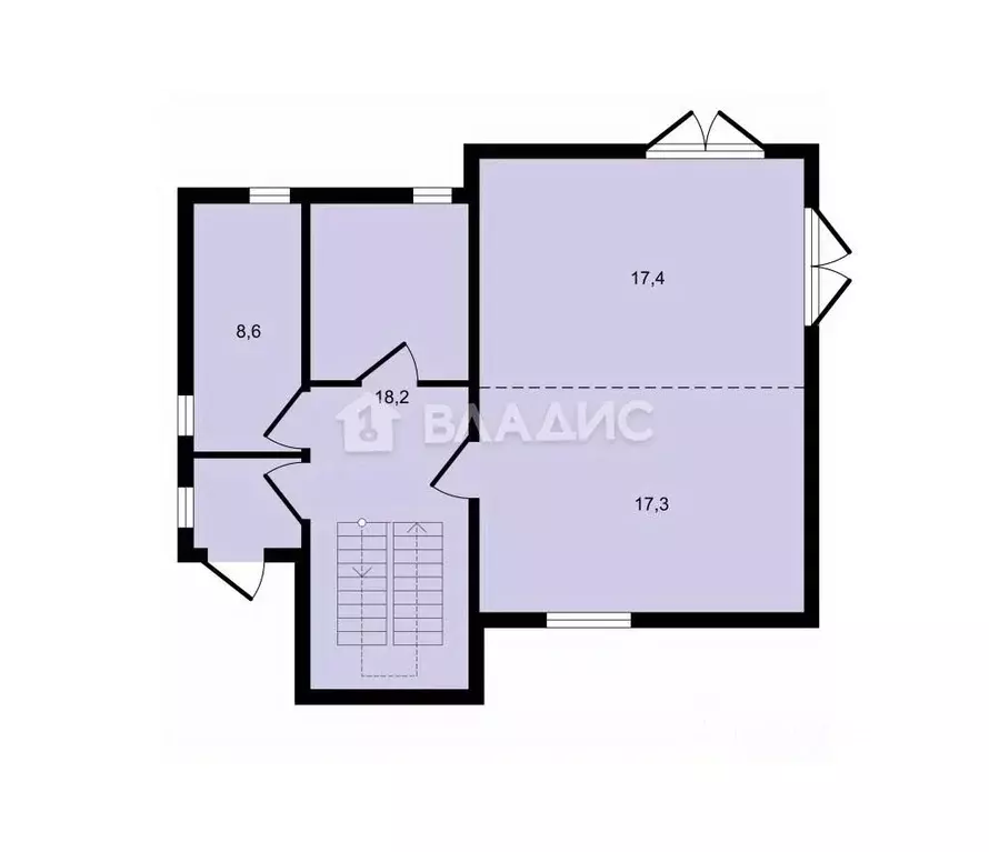 Дом в Карелия, Прионежский район, Шуйское с/пос, д. Бесовец, Северный ... - Фото 2