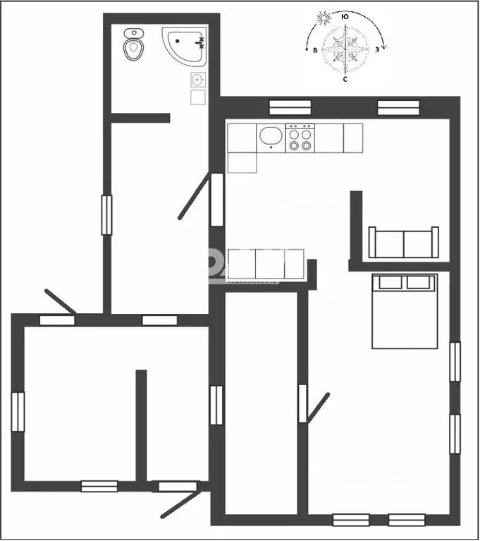Дом в Челябинская область, Сосновский муниципальный округ, пос. ... - Фото 2