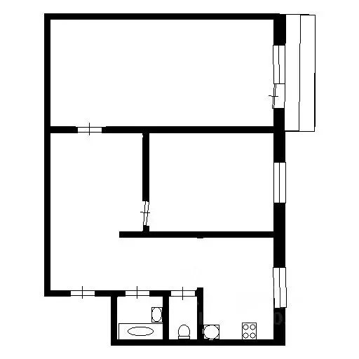 2-к кв. Санкт-Петербург ул. Десантников, 28 (52.0 м) - Фото 2