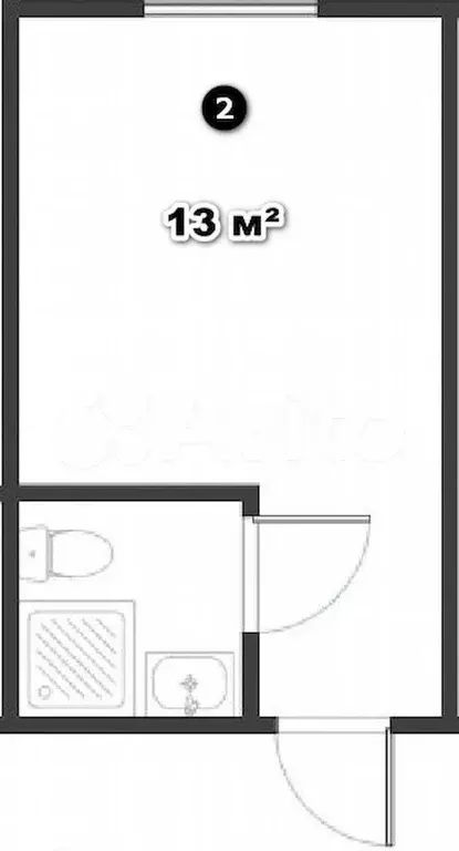 Квартира-студия, 11 м, 1/12 эт. - Фото 0