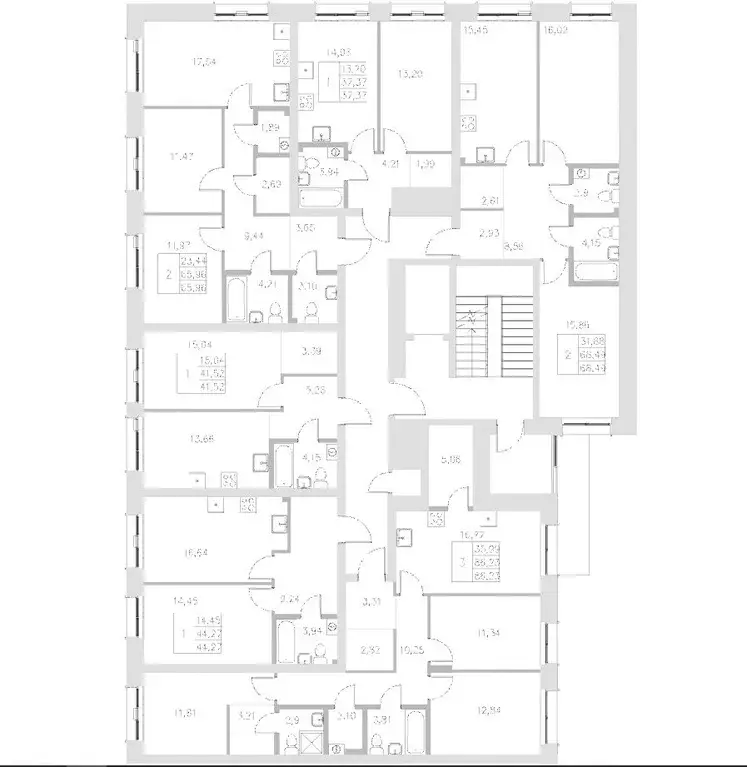 1-к кв. Татарстан, Казань Адмиралтейская Слобода мкр, Статум жилой ... - Фото 2