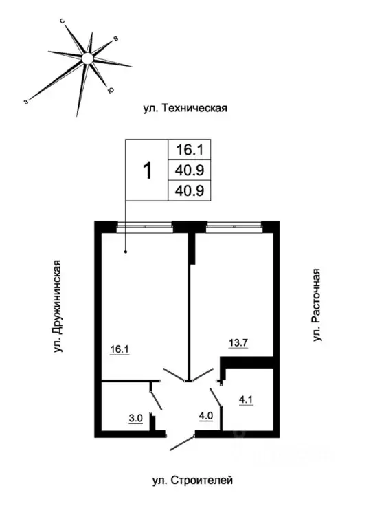 1-к кв. Свердловская область, Екатеринбург Сортировочный жилрайон, ... - Фото 1