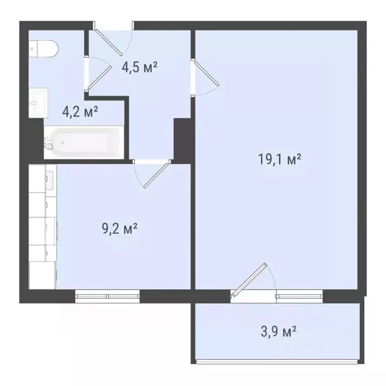 1-к кв. Омская область, Омск просп. Королева, 7 (37.0 м) - Фото 0