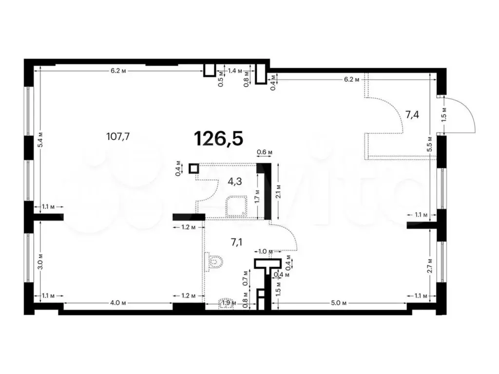 продам помещение свободного назначения, 126.5 м - Фото 0