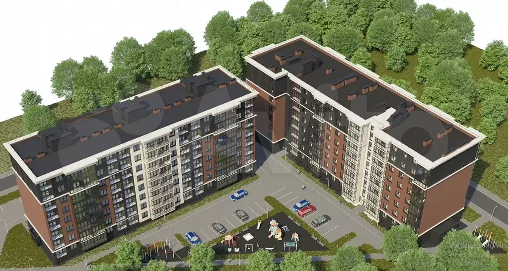 2-к. квартира, 61 м, 1/8 эт. - Фото 1