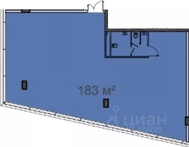 Офис в Москва ул. Нижние Мневники, 37Ас3 (183 м) - Фото 1