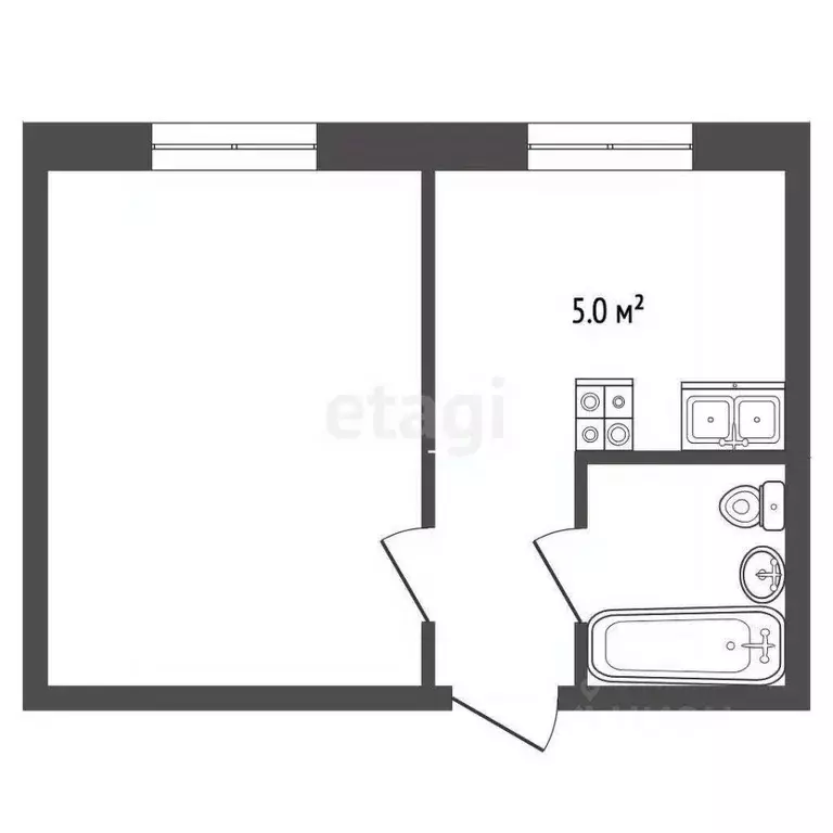 1-к кв. Ярославская область, Рыбинск просп. Революции, 36 (21.2 м) - Фото 2