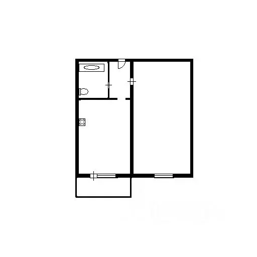 2-к кв. Новосибирская область, Новосибирск ул. Фадеева, 66/5 (47.0 м) - Фото 1