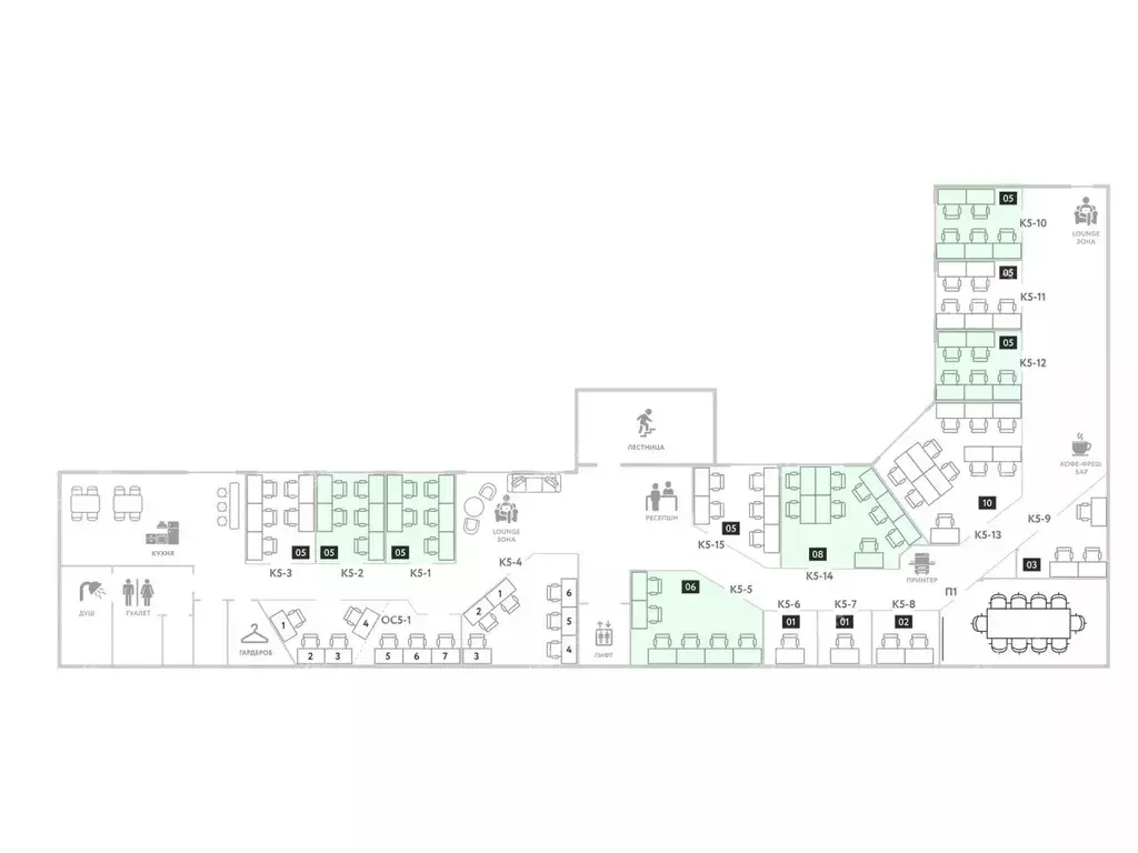 Офис в Санкт-Петербург Гражданская ул., 13-15 (170 м) - Фото 2