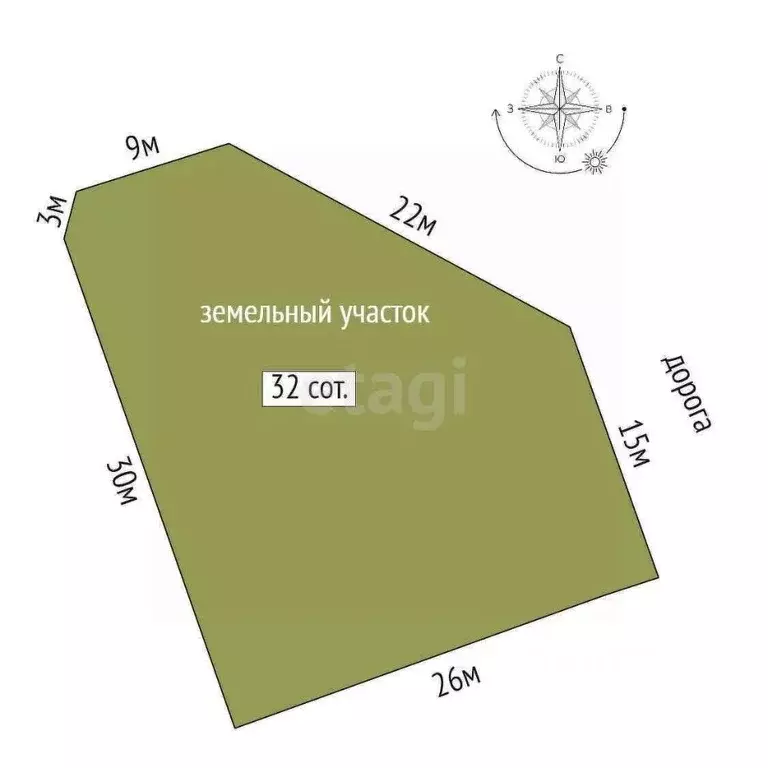 Участок в Крым, Ялта муниципальный округ, Гурзуф пгт  (32.0 сот.) - Фото 2