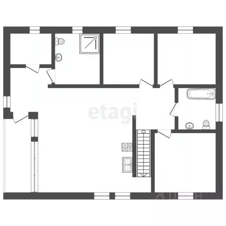 Дом в Московская область, Клин городской округ, Ситники кп 253 (125 м) - Фото 2
